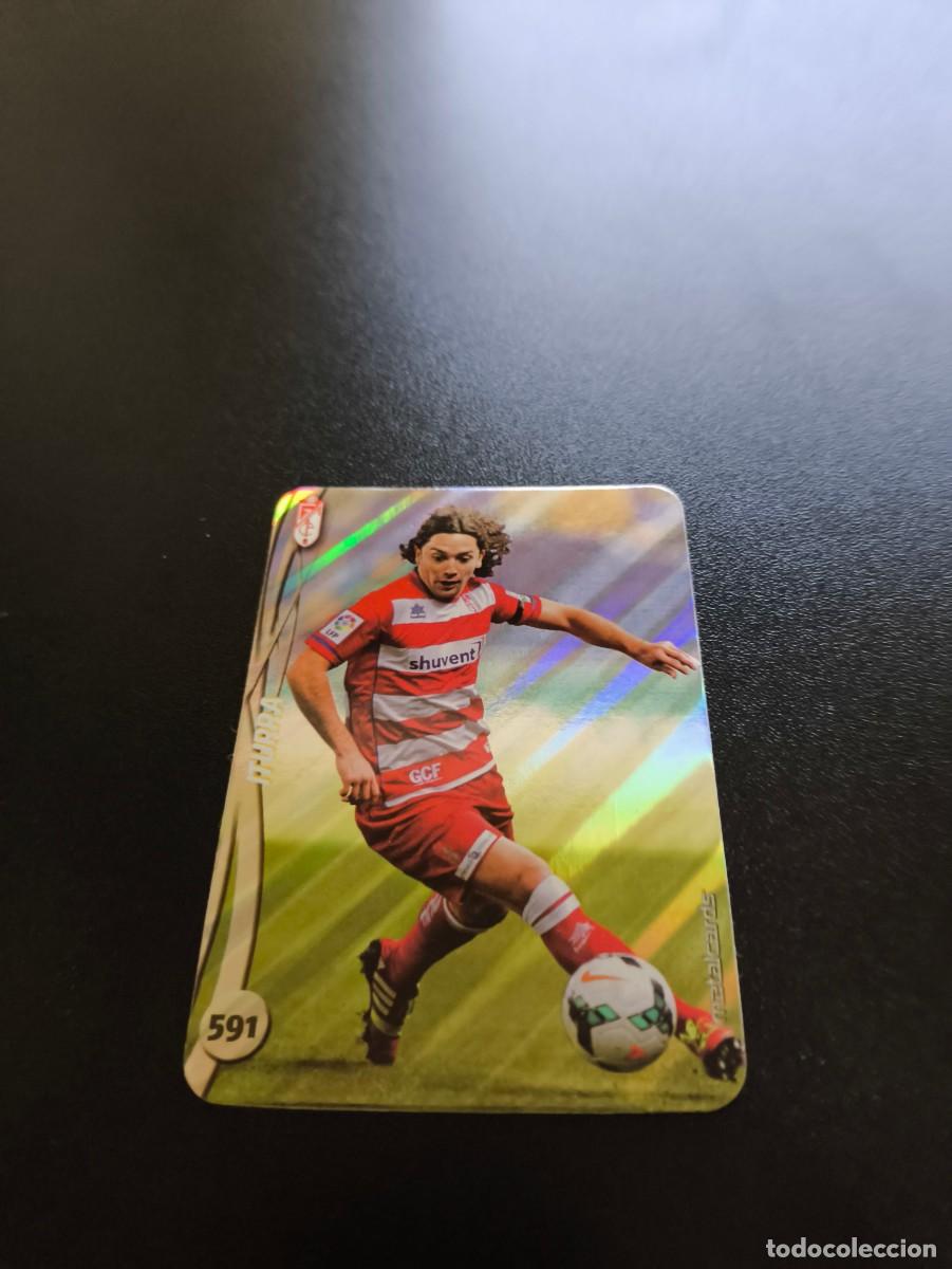 Cromos de F&uacute;tbol: 591 ITURRA GRANADA BRILLO RAYAS PLATA MUNDICROMO LIGA 2014 2015 14 15 NO PANINI ESTE