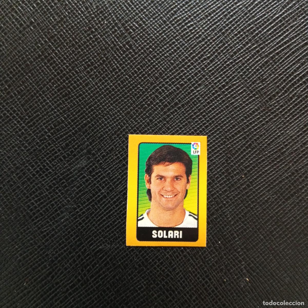 Figurine di Calcio: 129 SOLARI REAL MADRID CHICLE LIGA CRACKS 2004 CROMO 04 - SIN PEGAR - A129 PG217