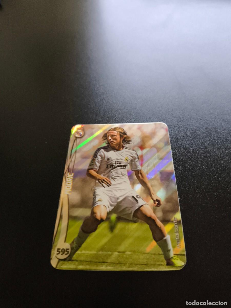 Figurine di Calcio: 595 LUKA MODRIC REAL MADRID BRILLO RAYAS PLATA MUNDICROMO LIGA 2014 2015 14 15 NO PANINI ESTE