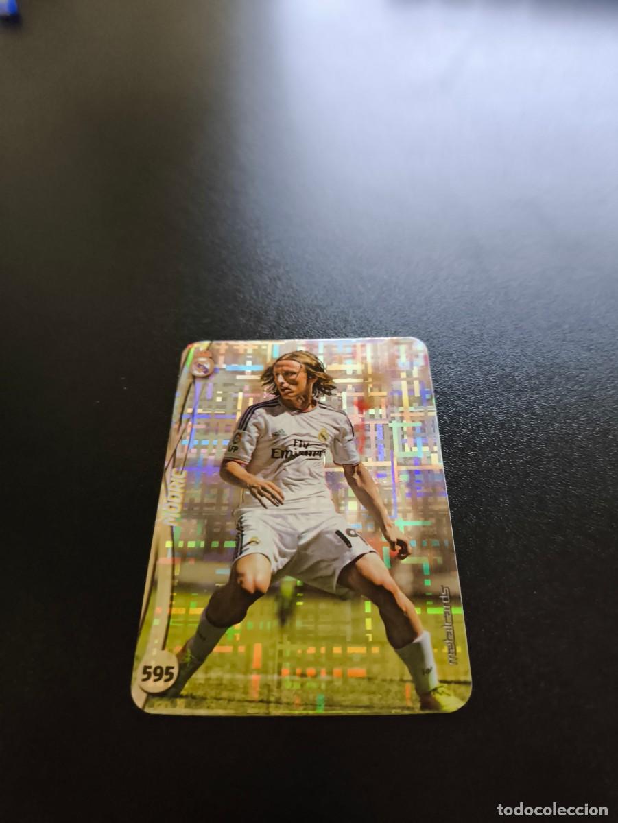 Figurine di Calcio: 595 LUKA MODRIC REAL MADRID BRILLO TETRIS PLATA MUNDICROMO LIGA 2014 2015 14 15 NO PANINI ESTE