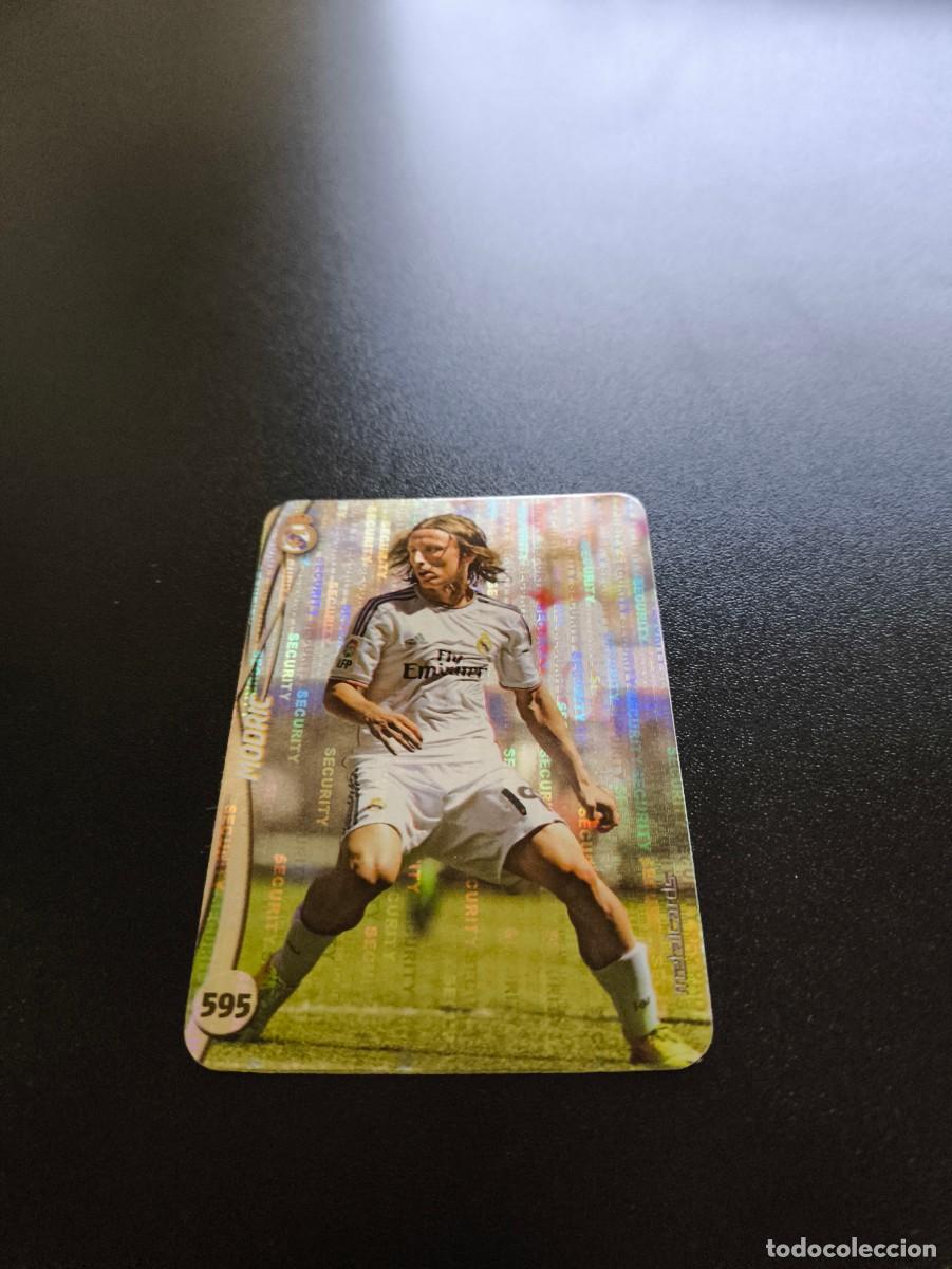 Figurine di Calcio: 595 LUKA MODRIC REAL MADRID BRILLO SECURITY PLATA MUNDICROMO LIGA 2014 2015 14 15 NO PANINI ESTE