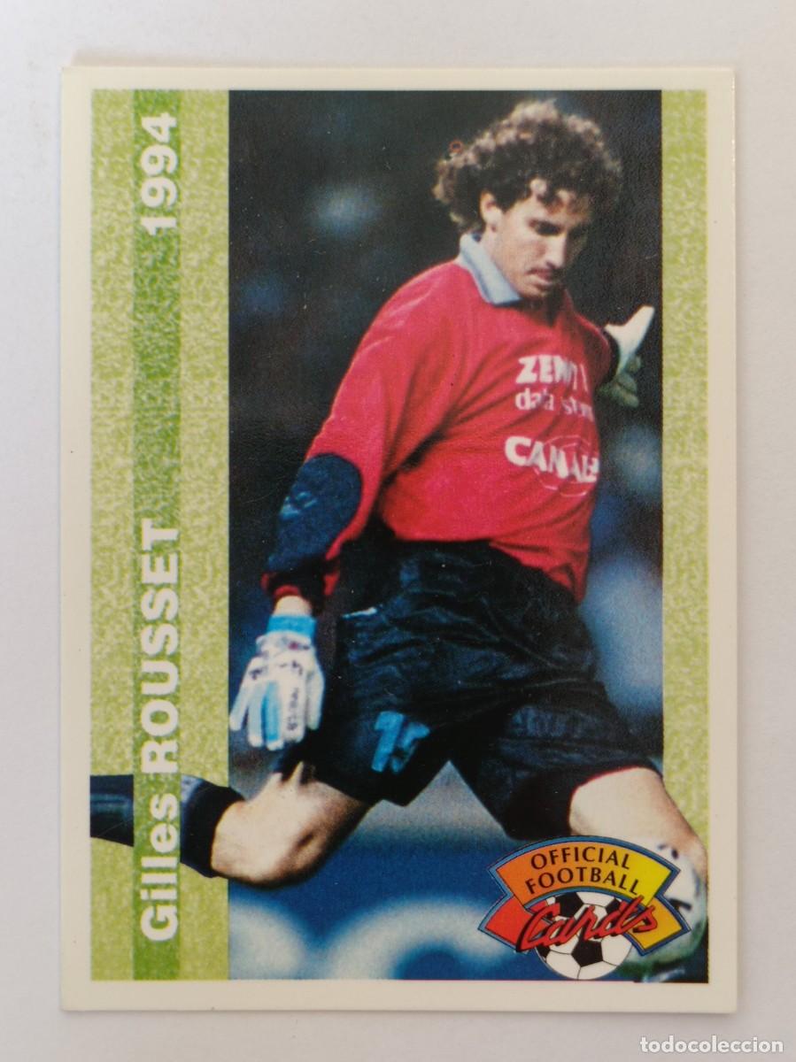 Figurine di Calcio: #27 GILLES ROUSSET (OLYMPIQUE MARSELLA) FOOTBALL CARD 1993/1994 PANINI
