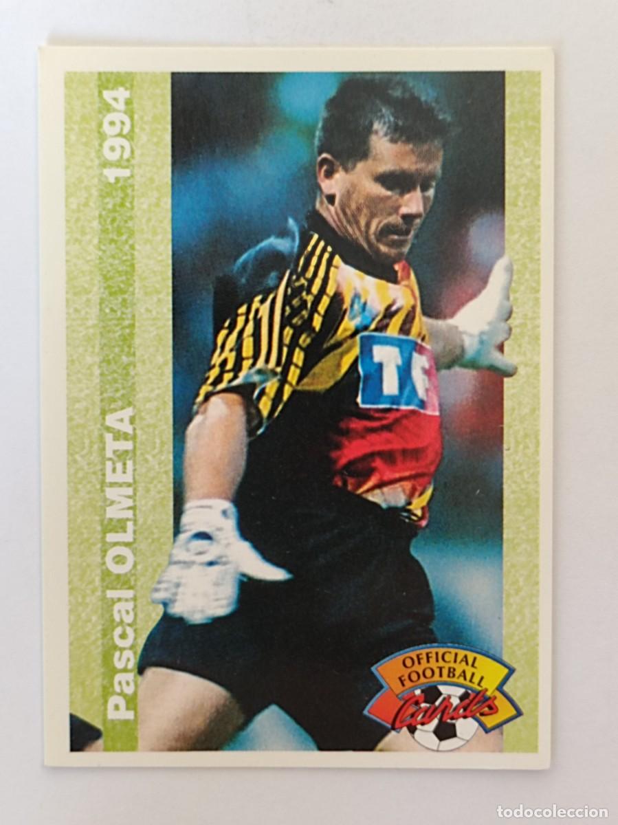 Cromos de F&uacute;tbol: #30 PASCAL OLMETA (OLYMPIQUE LYON) FOOTBALL CARD 1993/1994 PANINI
