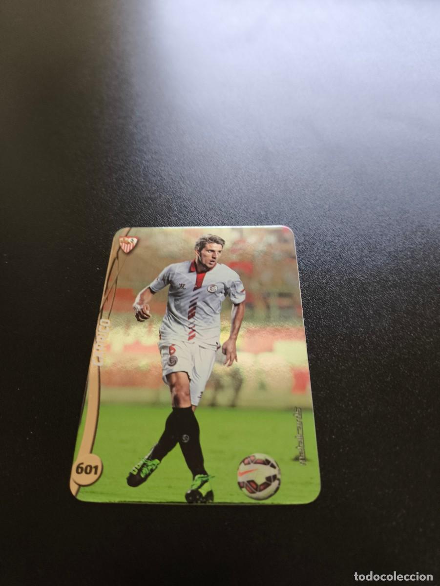 Cromos de F&uacute;tbol: 601 CARRICO SEVILLA BRILLO LISO PLATA MUNDICROMO LIGA 2014 2015 14 15 NO PANINI ESTE