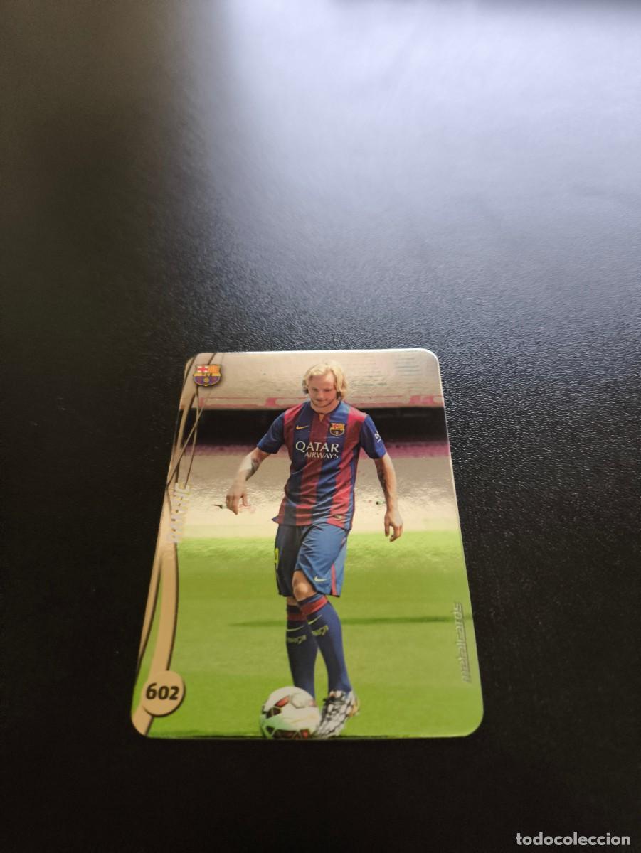 Cromos de F&uacute;tbol: 602 RAKITIC BARCELONA BRILLO LISO PLATA MUNDICROMO LIGA 2014 2015 14 15 NO PANINI ESTE