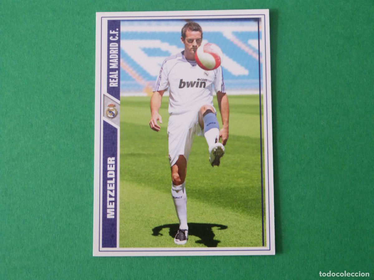 Cromos de F&uacute;tbol: TRADING CARD FUTBOL METZELDER REAL MADRID C.F. N&ordm; 12 FICHAS LIGA MUNDICROMO 2007-2008/07-08