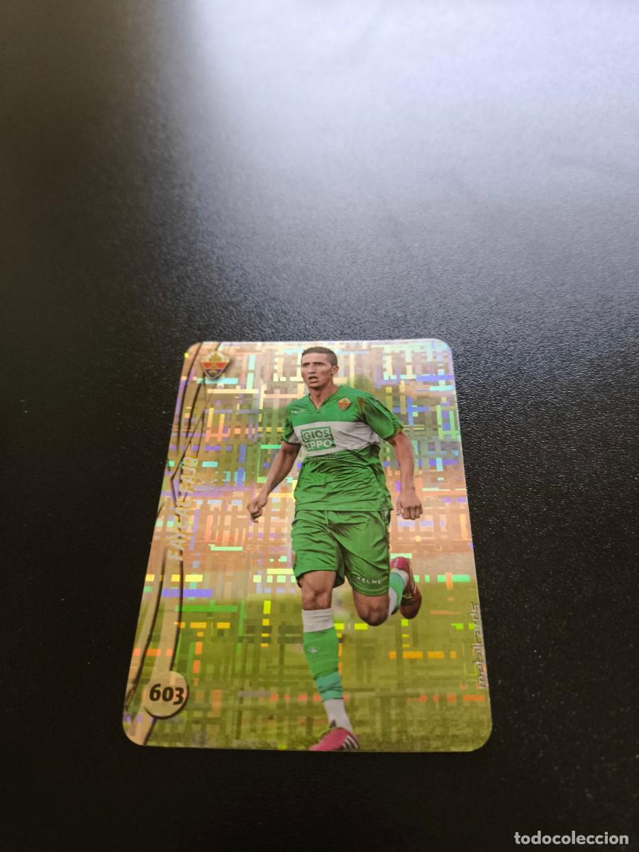 Figurine di Calcio: 603 Fay&ccedil;al Fajr ELCHE BRILLO TETRIS PLATA MUNDICROMO LIGA 2014 2015 14 15 NO PANINI ESTE
