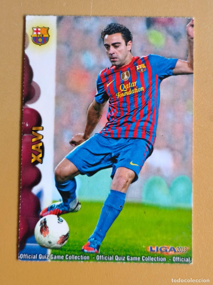 Cromos de F&uacute;tbol: xavi, liga 2013 barcelona