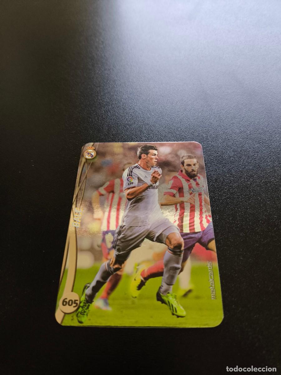 Cromos de F&uacute;tbol: 605 GARETH BALE REAL MADRID BRILLO LISO PLATA MUNDICROMO LIGA 2014 2015 14 15 NO PANINI ESTE