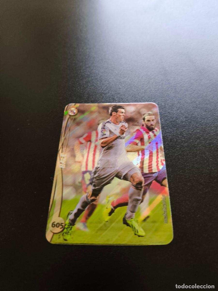 Cromos de F&uacute;tbol: 605 GARETH BALE REAL MADRID BRILLO RAYAS PLATA MUNDICROMO LIGA 2014 2015 14 15 NO PANINI ESTE