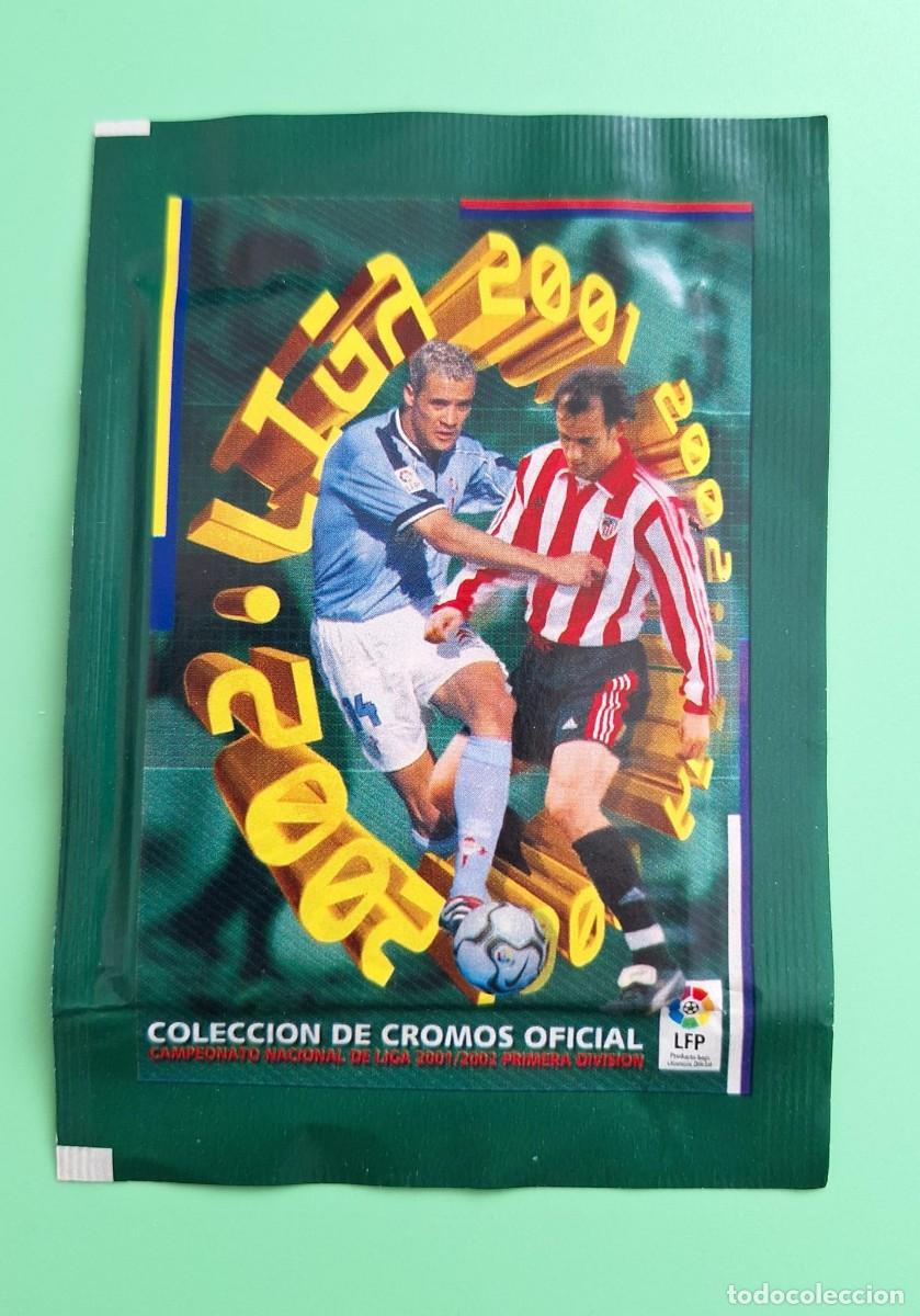 Cromos de F&uacute;tbol: SOBRE SIN ABRIR LIGA COLECCIONES ESTE 01 02 2001 2002 EXCELENTE ESTADO