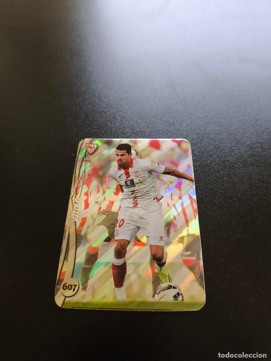 Cromos de F&uacute;tbol: 607 VITOLO SEVILLA BRILLO RAYAS PLATA MUNDICROMO LIGA 2014 2015 14 15 NO PANINI ESTE