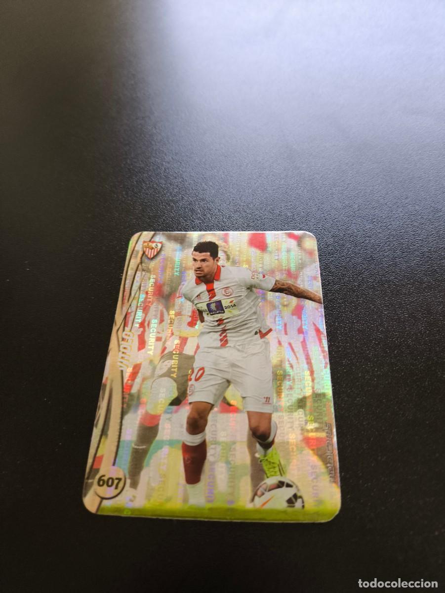 Cromos de F&uacute;tbol: 607 VITOLO SEVILLA BRILLO SECURITY PLATA MUNDICROMO LIGA 2014 2015 14 15 NO PANINI ESTE