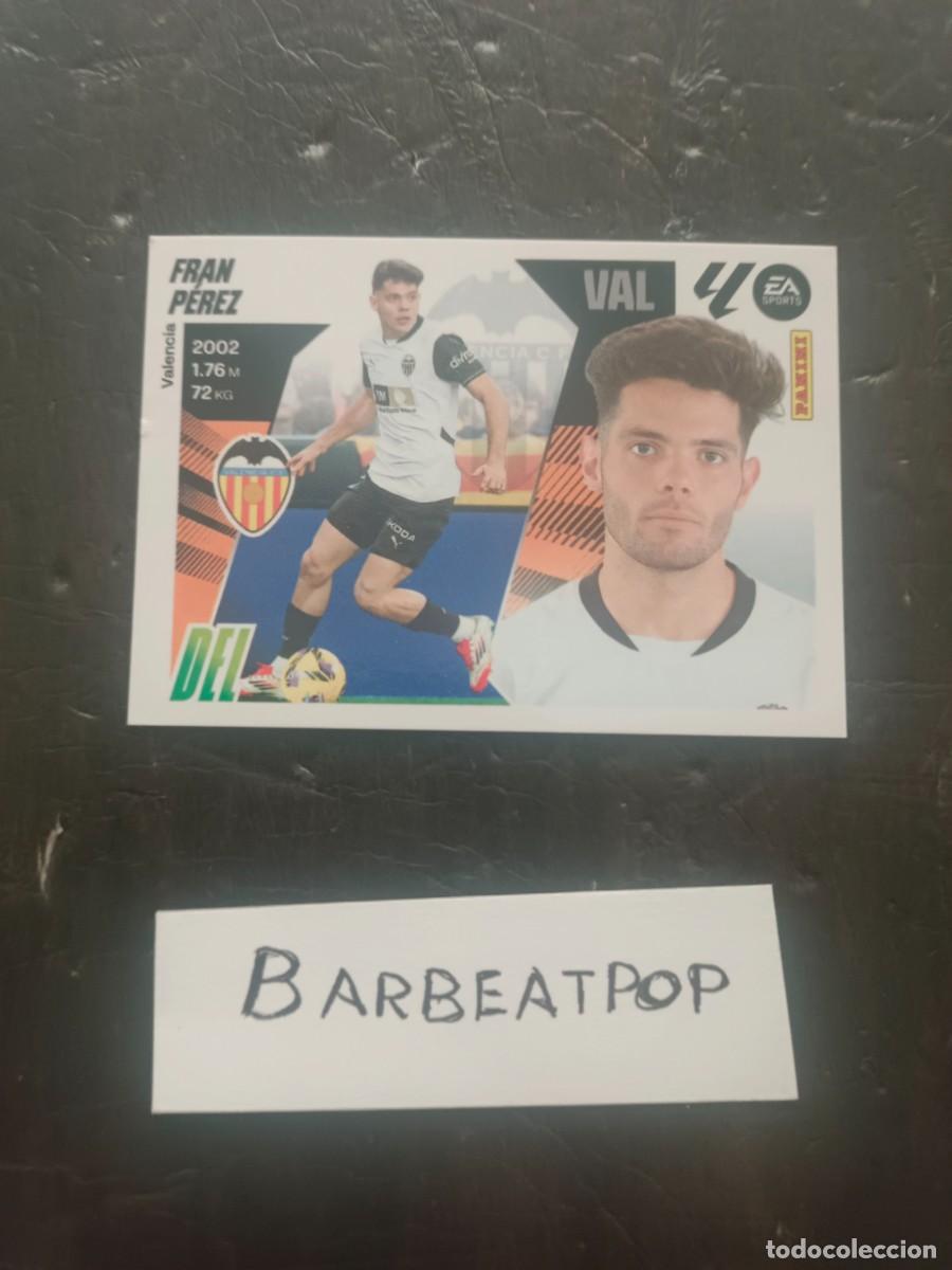 Cromos de F&uacute;tbol: CROMO LIGA ESTE PANINI 2025 2026 VALENCIA FRAN P&Eacute;REZ