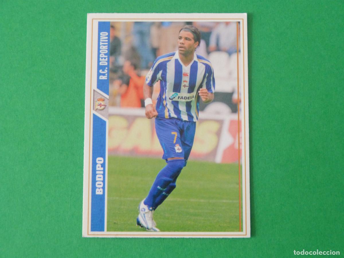 Cromos de F&uacute;tbol: TRADING CARD FUTBOL BODIPO DEPORTIVO LA CORU&Ntilde;A N&ordm; 348 FICHAS LIGA MUNDICROMO 2007-2008/07-08