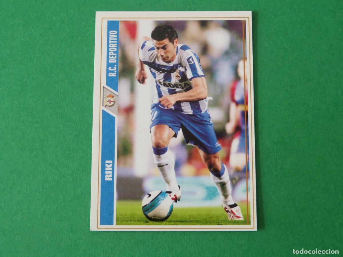 Cromos de F&uacute;tbol: TRADING CARD FUTBOL RIKI DEPORTIVO LA CORU&Ntilde;A N&ordm; 345 FICHAS LIGA MUNDICROMO 2007-2008/07-08