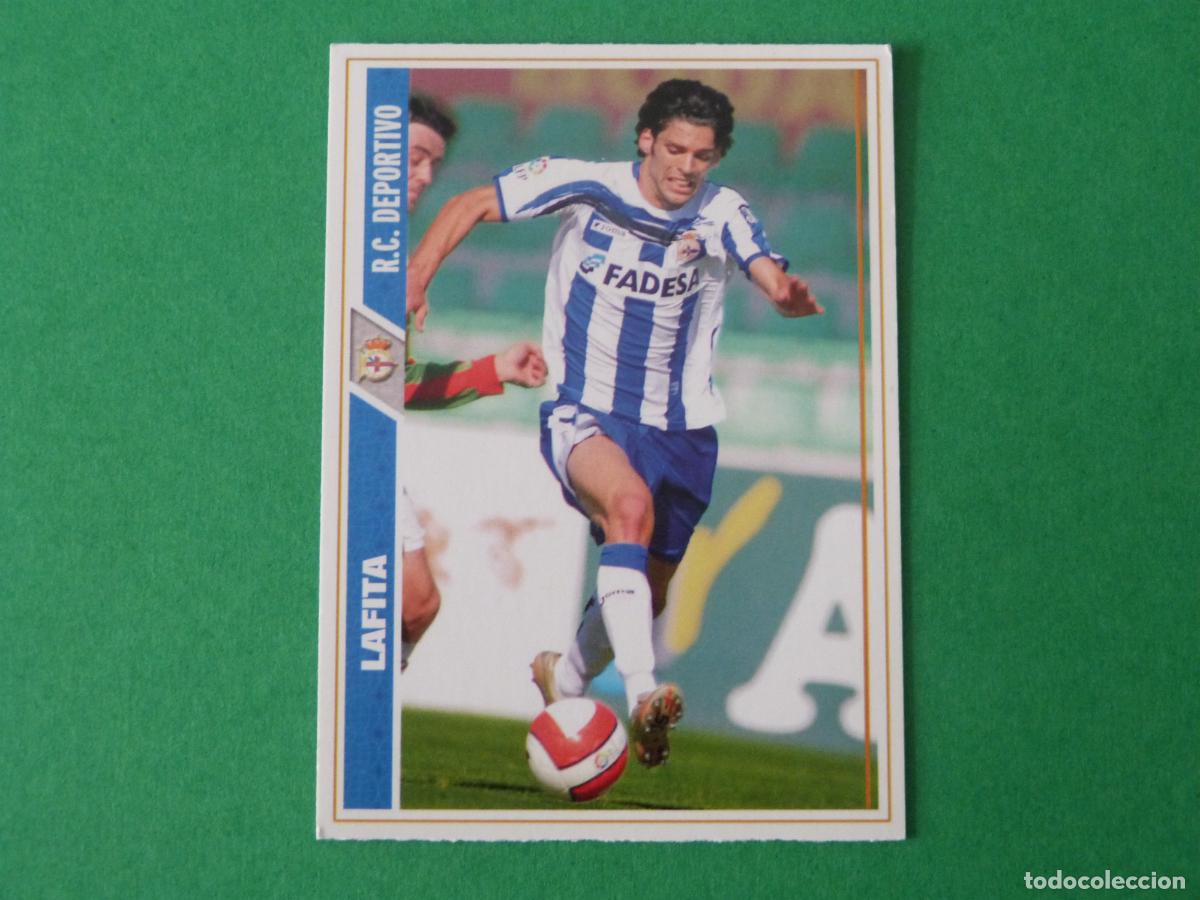 Cromos de F&uacute;tbol: TRADING CARD FUTBOL LAFITA DEPORTIVO LA CORU&Ntilde;A N&ordm; 342 FICHAS LIGA MUNDICROMO 2007-2008/07-08
