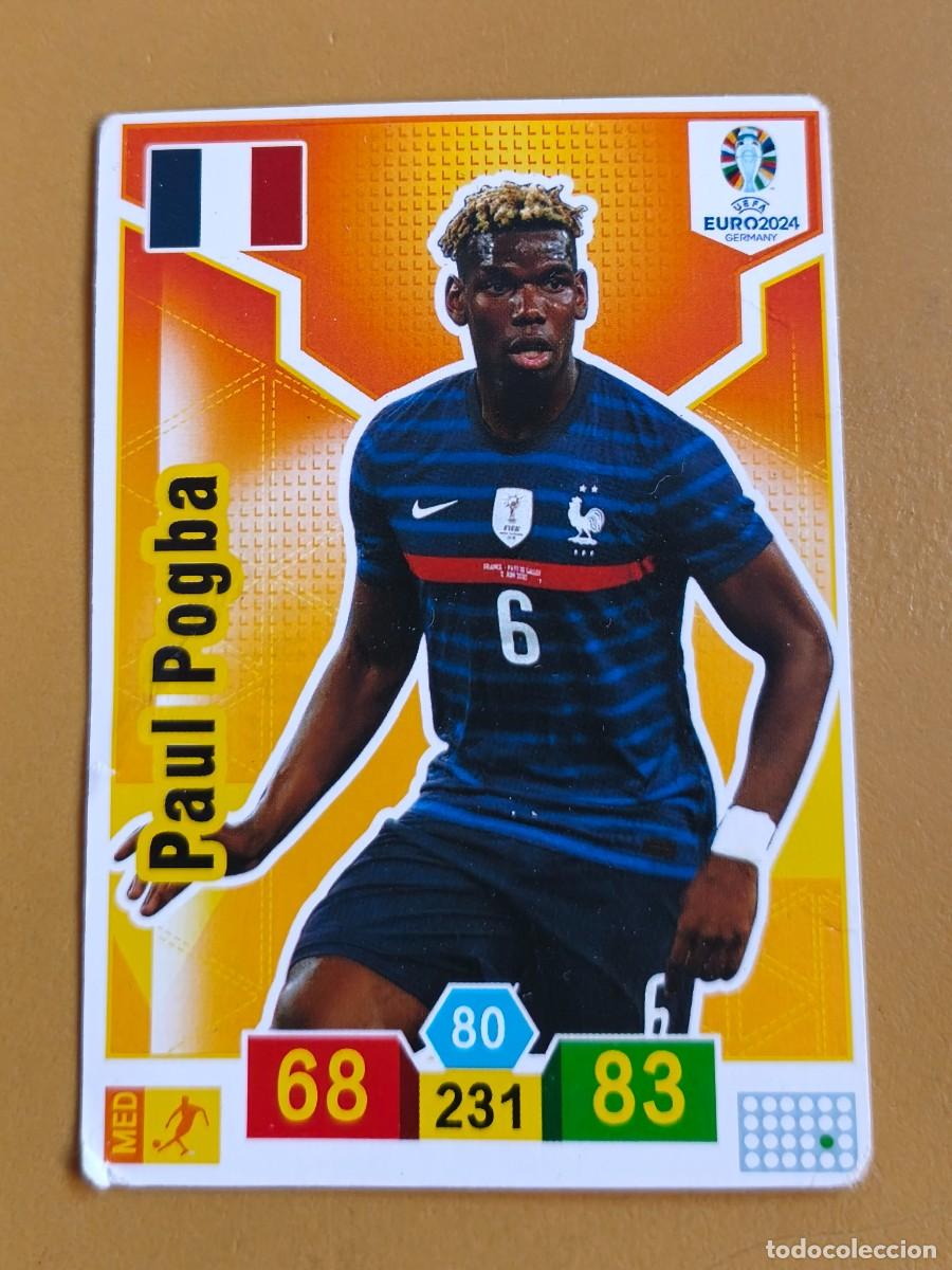 Cromos de F&uacute;tbol: paul pogba, euro 2024 germany. card