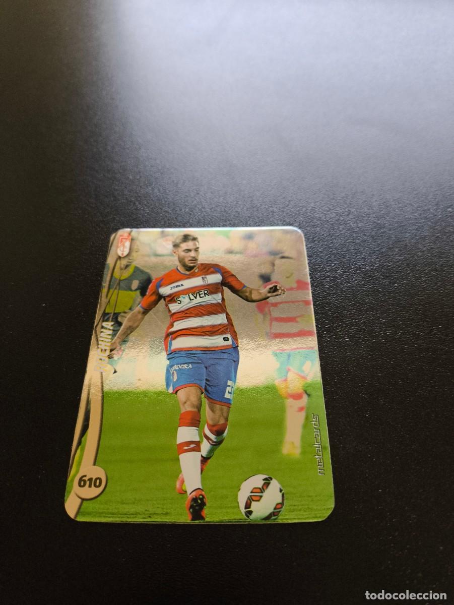 Cromos de F&uacute;tbol: 610 ROCHINA GRANADA BRILLO LISO PLATA MUNDICROMO LIGA 2014 2015 14 15 NO PANINI ESTE