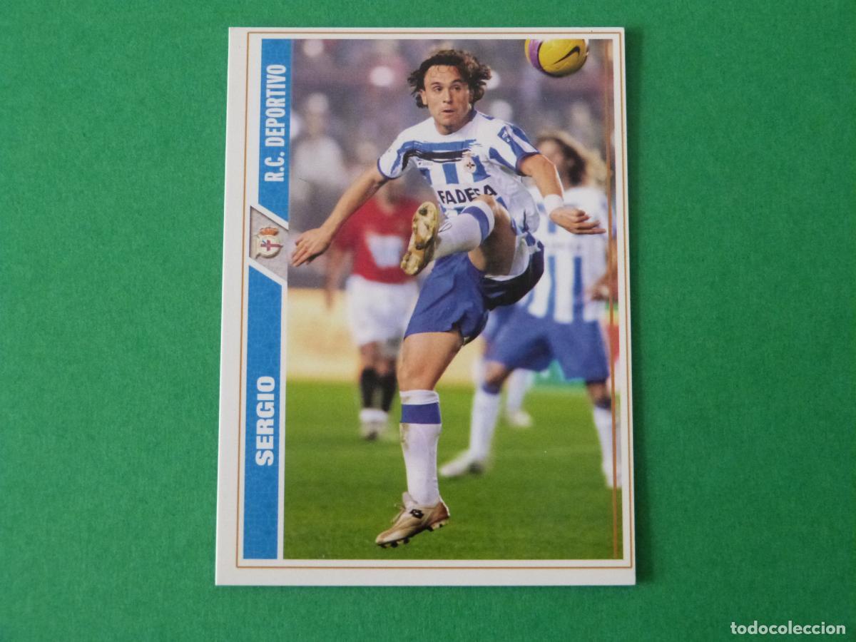 Cromos de F&uacute;tbol: TRADING CARD FUTBOL SERGIO DEPORTIVO LA CORU&Ntilde;A N&ordm; 341 FICHAS LIGA MUNDICROMO 2007-2008/07-08