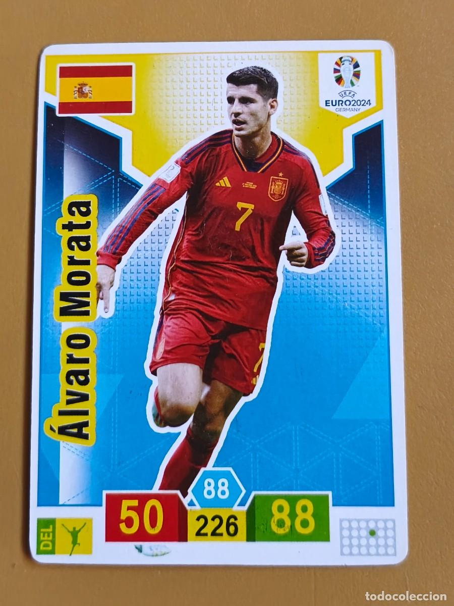 Cromos de F&uacute;tbol: alvaro morata, euro 2024 germany. card
