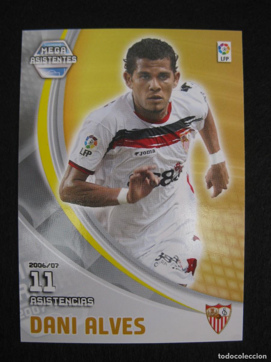 Cromos de F&uacute;tbol: DANI ALVES (SEVILLA F.C.) - N&ordm; 394 - MEGAASISTENTES - MEGACRACKS 2007-2008 - PANINI - 07-08.