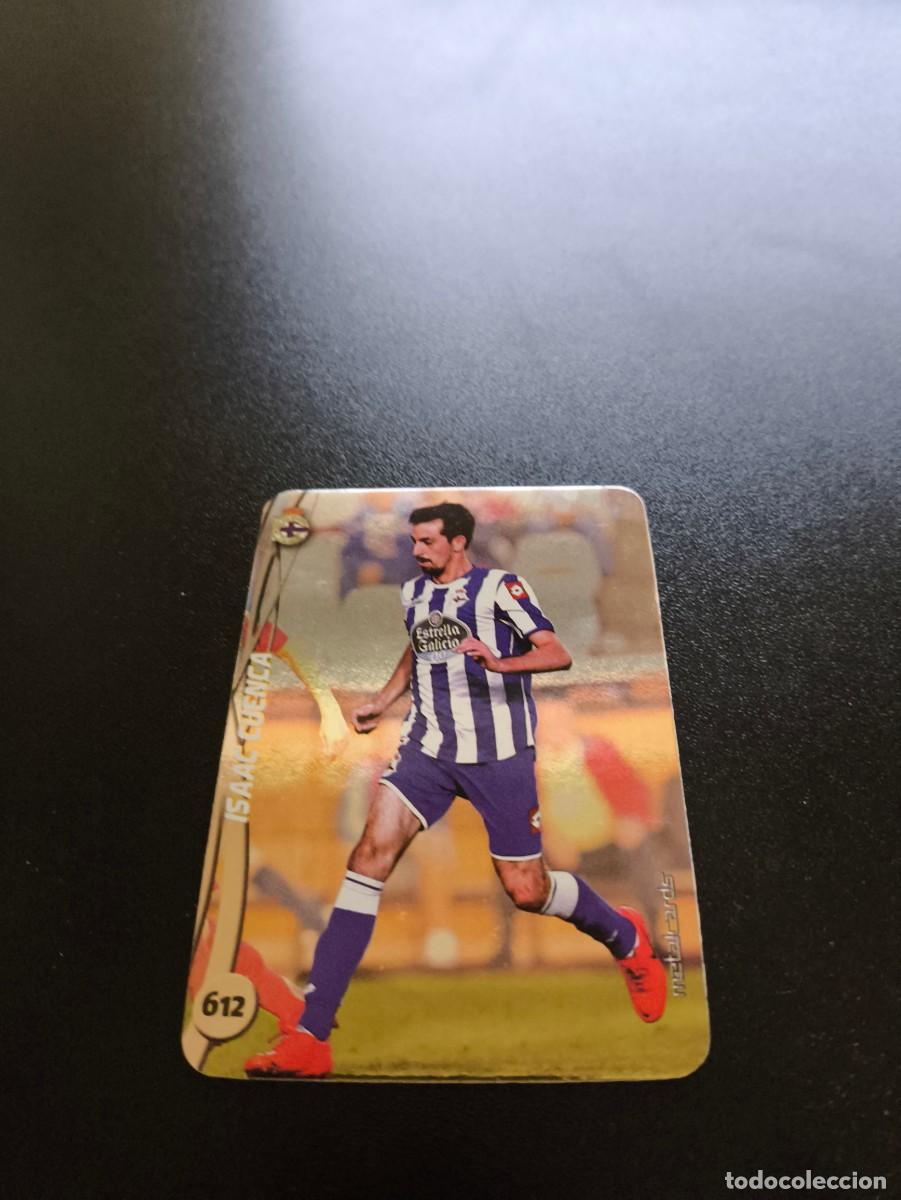 Figurine di Calcio: 612 CUENCA DEPORTIVO DE LA CORU&Ntilde;A BRILLO LISO PLATA MUNDICROMO LIGA 2014 2015 14 15 NO PANINI ESTE