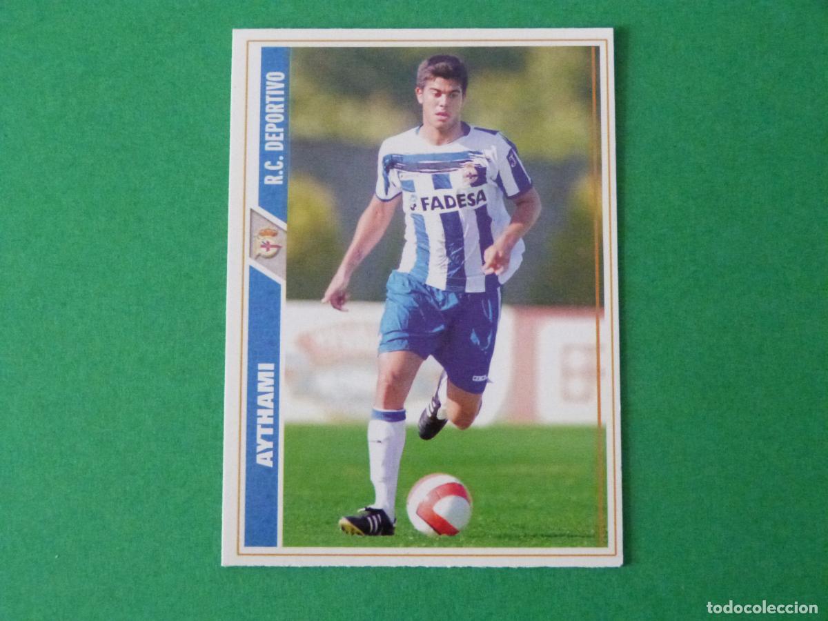 Cromos de F&uacute;tbol: TRADING CARD FUTBOL AYTHAMI DEPORTIVO LA CORU&Ntilde;A N&ordm; 333 FICHAS LIGA MUNDICROMO 2007-2008/07-08