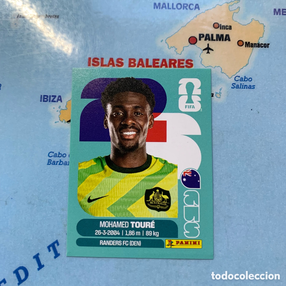 Cromos de F&uacute;tbol: Australia n&uacute;mero 20 cromo panini Mundial Fifa World Cup 2026