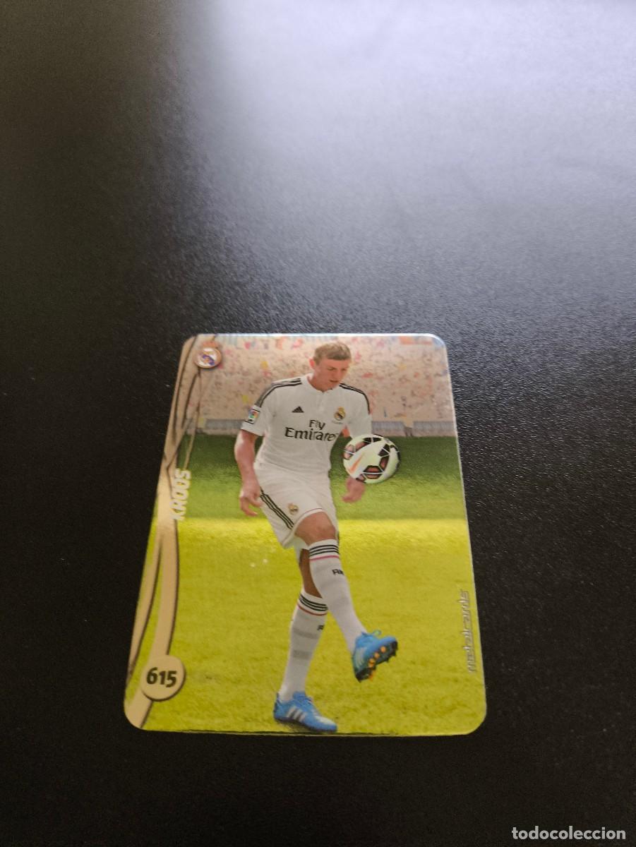 Figurine di Calcio: 615 TONI KROOS REAL MADRID BRILLO LISO PLATA MUNDICROMO LIGA 2014 2015 14 15 NO PANINI ESTE