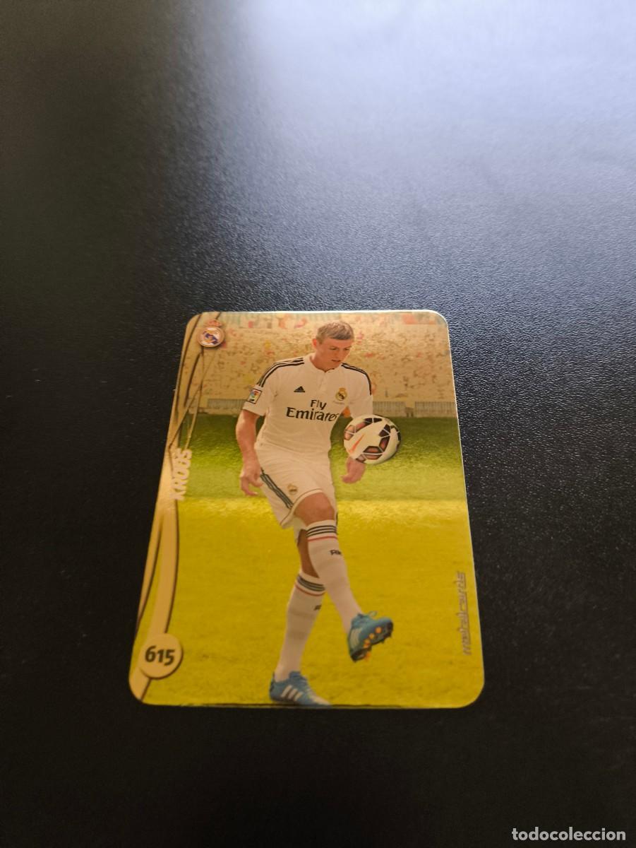 Figurine di Calcio: 615 TONI KROOS REAL MADRID BRILLO LISO DORADO MUNDICROMO LIGA 2014 2015 14 15 NO PANINI ESTE