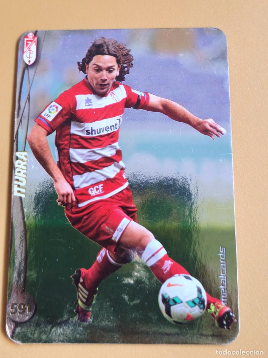 Cromos de F&uacute;tbol: iturra, liga 2015 metalcards