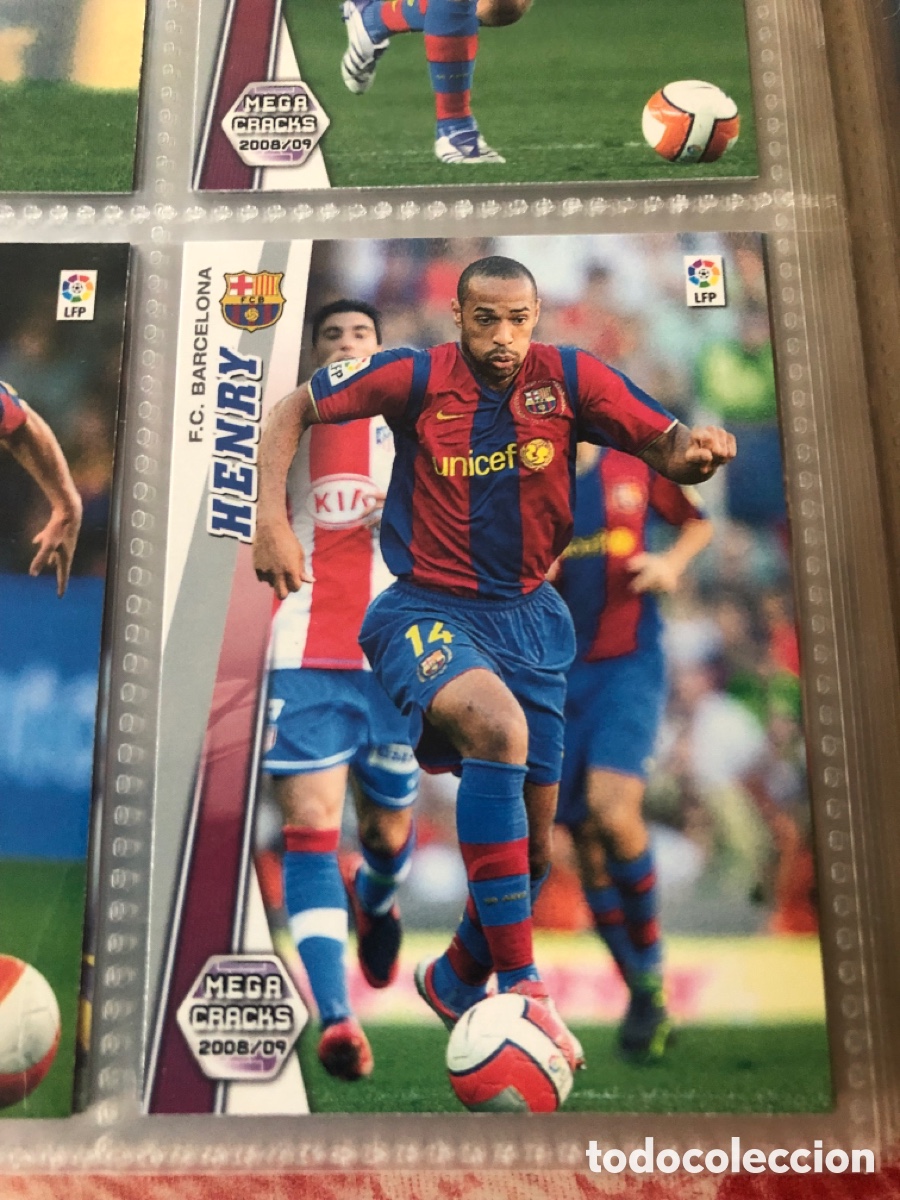 Cromos de F&uacute;tbol: Megacracks 2008 2009 henry 72 Barcelona