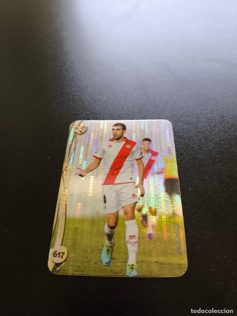 Cromos de F&uacute;tbol: 617 TRASHORRAS RAYO VALLECANO BRILLO SECURITY PLATA MUNDICROMO LIGA 2014 2015 14 15 NO PANINI ESTE