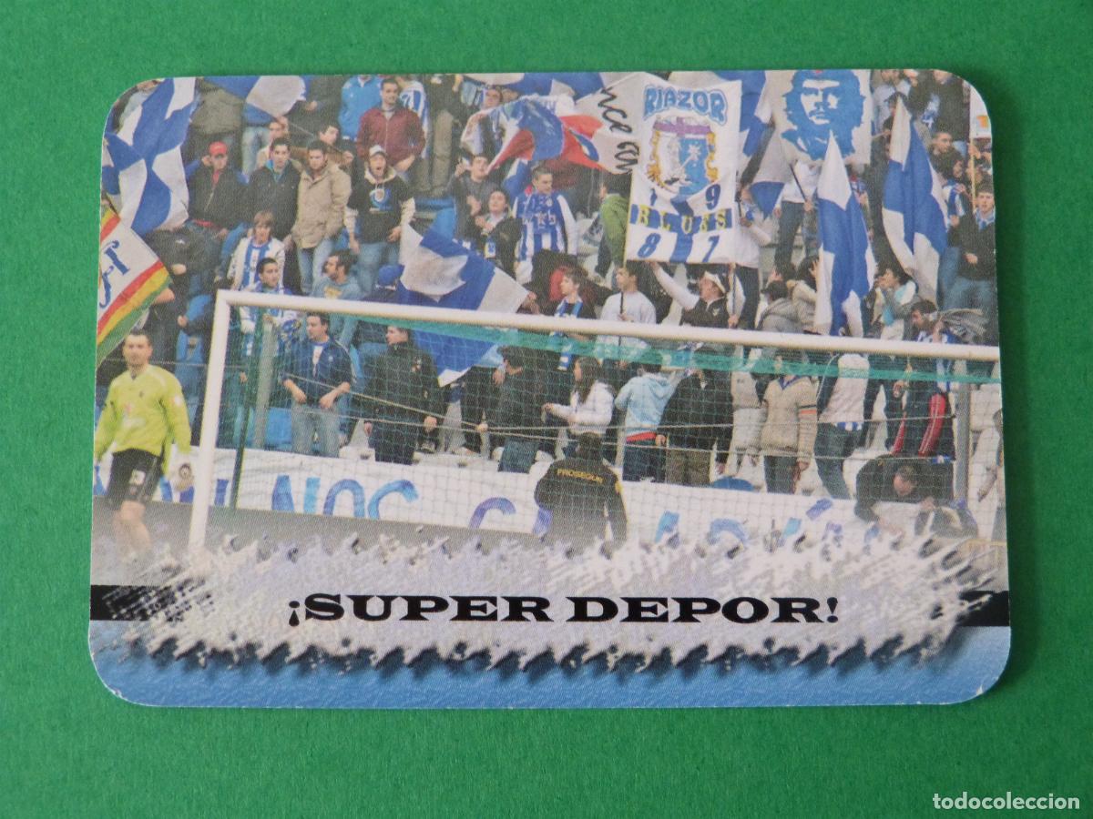 Cromos de F&uacute;tbol: TRADING CARD FUTBOL AFICION HIMNO DEPORTIVO LA CORU&Ntilde;A N&ordm; 327 FICHAS LIGA MUNDICROMO 2007-2008/07-08