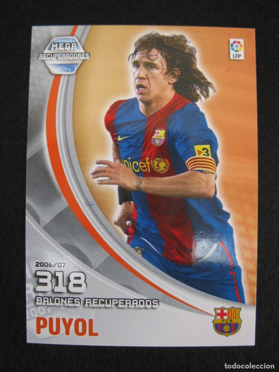 Cartes &agrave; collectionner de Football: PUYOL (F.C. BARCELONA) - N&ordm; 399 - MEGARECUPERADORES - MEGACRACKS 2007-2008 - PANINI - 07-08.
