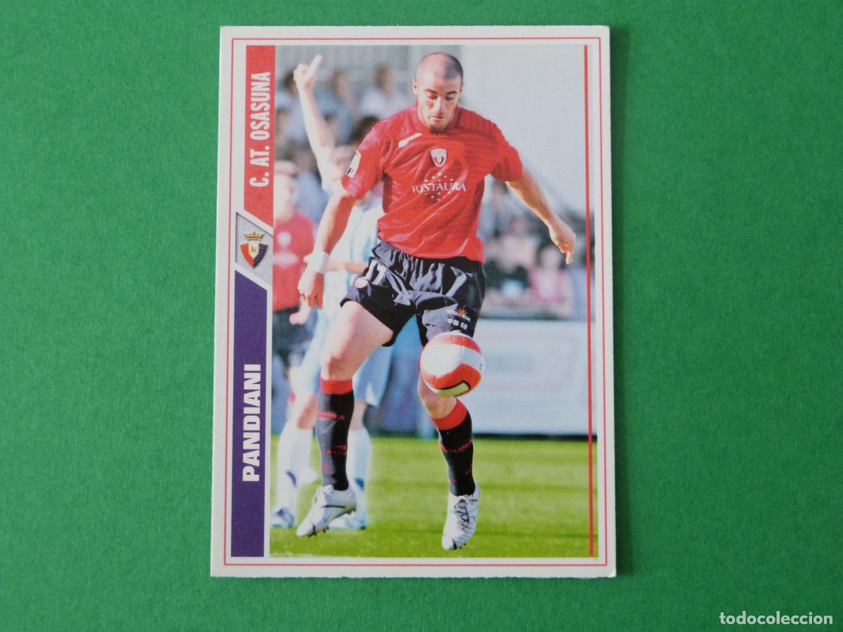 Cromos de F&uacute;tbol: TRADING CARD FUTBOL PANDIANI AT. OSASUNA N&ordm; 375 FICHAS LIGA MUNDICROMO 2007-2008/07-08