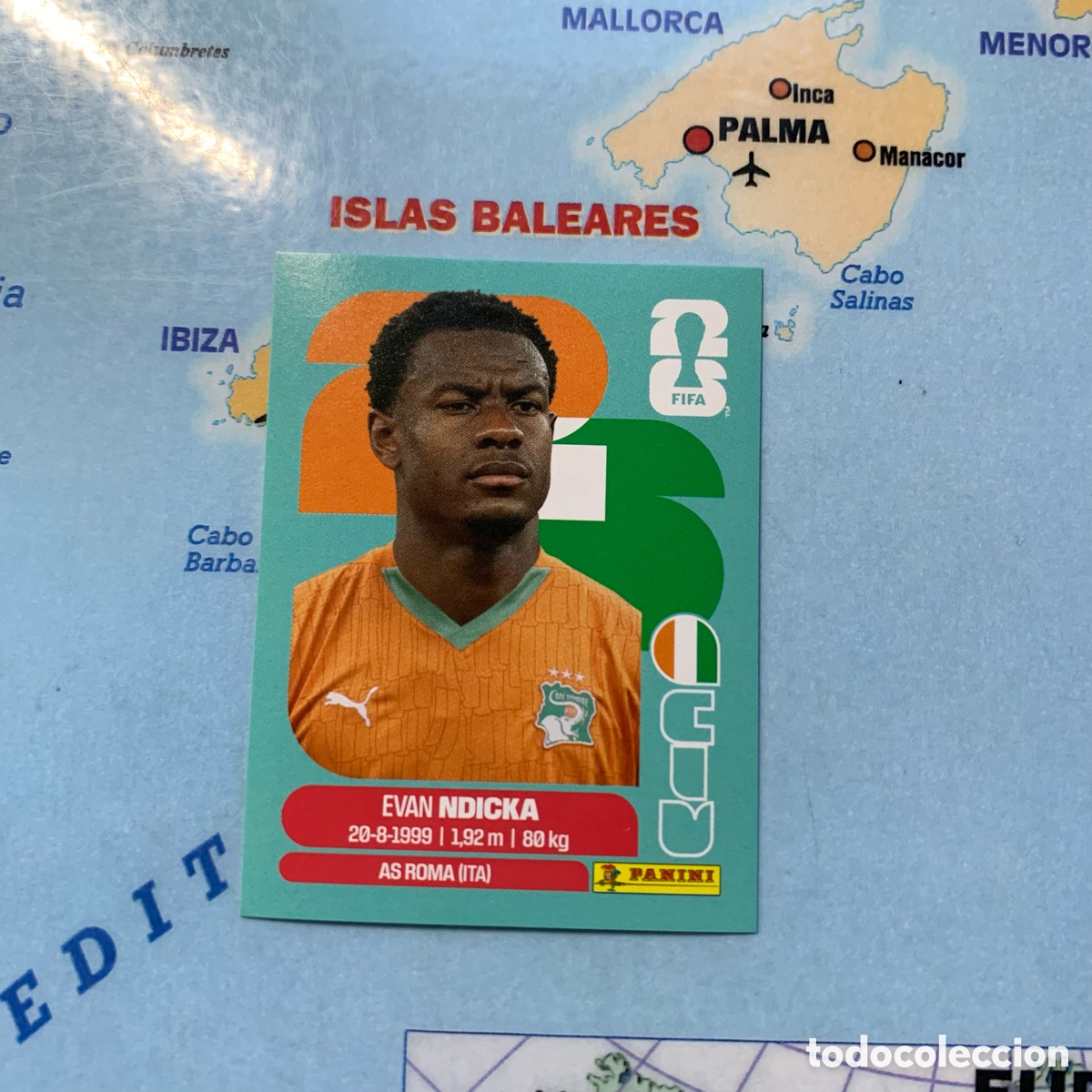 Cromos de F&uacute;tbol: Costa de Marfil n&uacute;mero 6 cromo panini Mundial Fifa World Cup 2026