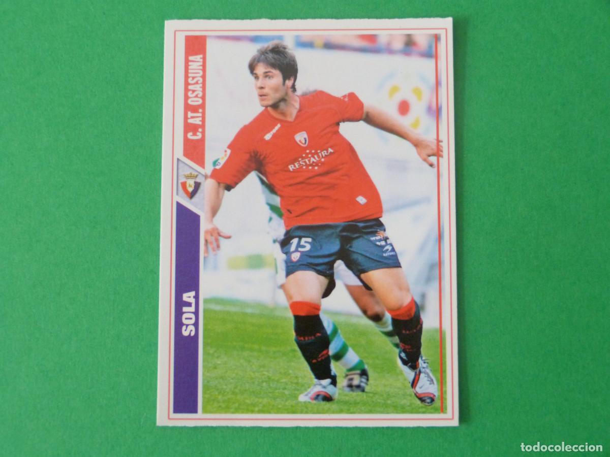 Cromos de F&uacute;tbol: TRADING CARD FUTBOL SOLA AT. OSASUNA N&ordm; 373 FICHAS LIGA MUNDICROMO 2007-2008/07-08