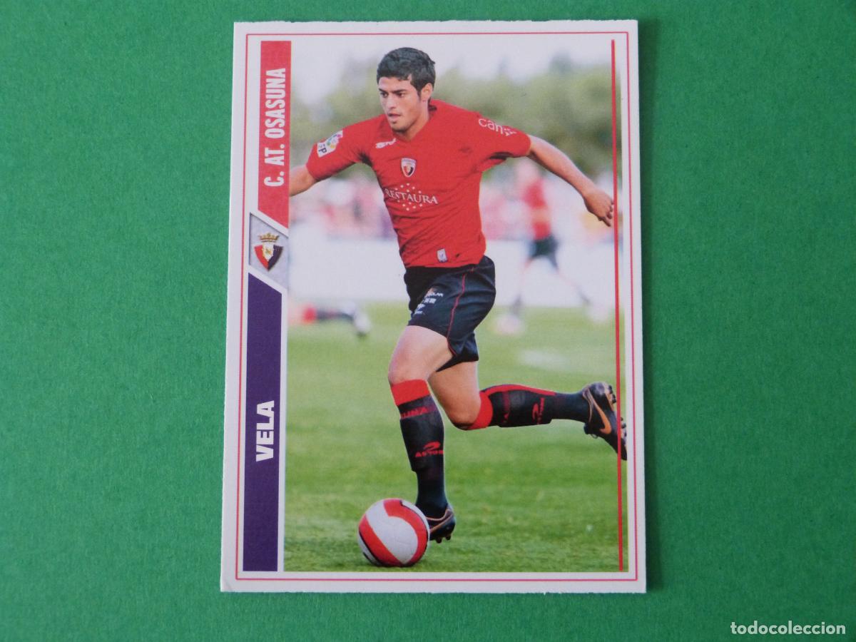 Cromos de F&uacute;tbol: TRADING CARD FUTBOL VELA AT. OSASUNA N&ordm; 372 FICHAS LIGA MUNDICROMO 2007-2008/07-08