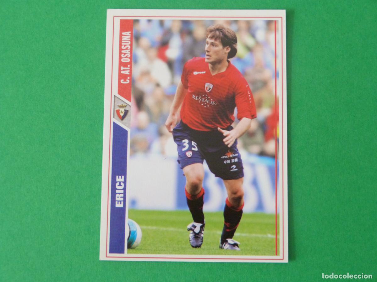 Cromos de F&uacute;tbol: TRADING CARD FUTBOL ERICE AT. OSASUNA N&ordm; 370 FICHAS LIGA MUNDICROMO 2007-2008/07-08