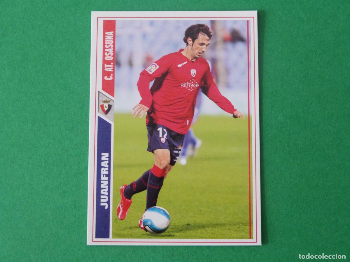 Cromos de F&uacute;tbol: TRADING CARD FUTBOL JUANFRAN AT. OSASUNA N&ordm; 369 FICHAS LIGA MUNDICROMO 2007-2008/07-08