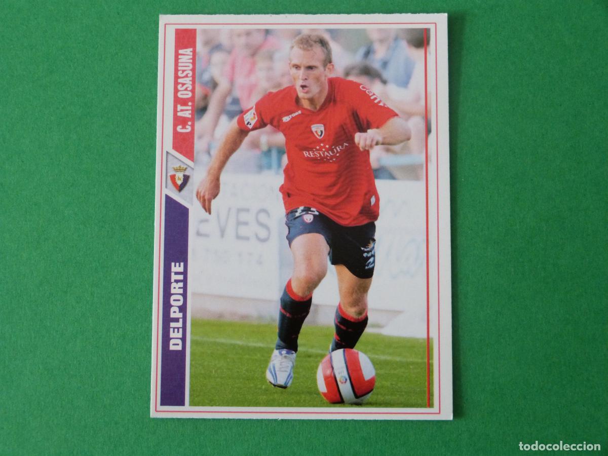 Cromos de F&uacute;tbol: TRADING CARD FUTBOL DELPORTE AT. OSASUNA N&ordm; 368 FICHAS LIGA MUNDICROMO 2007-2008/07-08