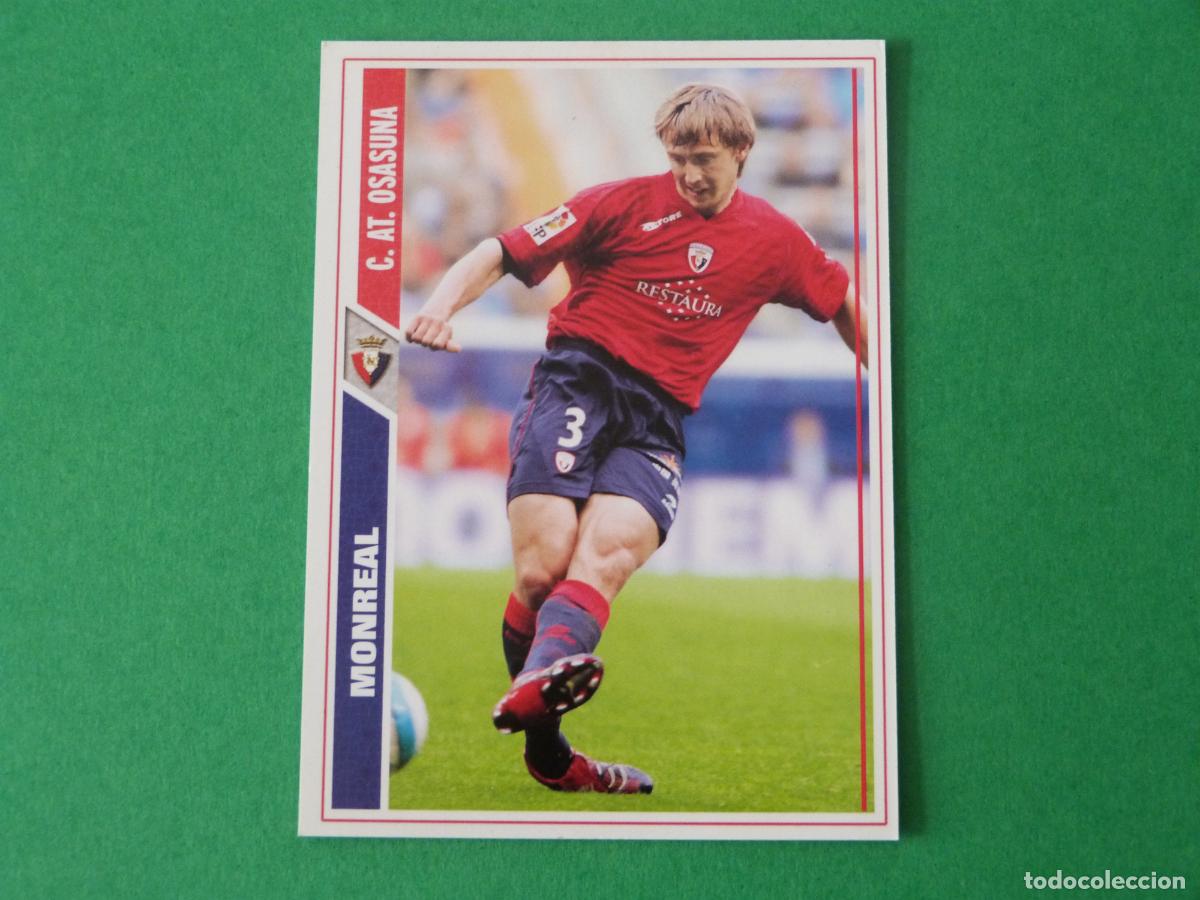 Cromos de F&uacute;tbol: TRADING CARD FUTBOL MONREAL AT. OSASUNA N&ordm; 366 FICHAS LIGA MUNDICROMO 2007-2008/07-08