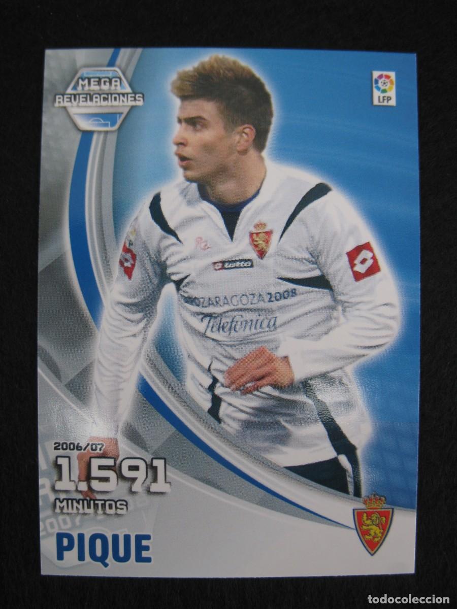 Football Stickers: PIQUE (R. ZARAGOZA) - N&ordm; 401 - MEGAREVELACIONES - MEGACRACKS 2007-2008 - PANINI - 07-08.