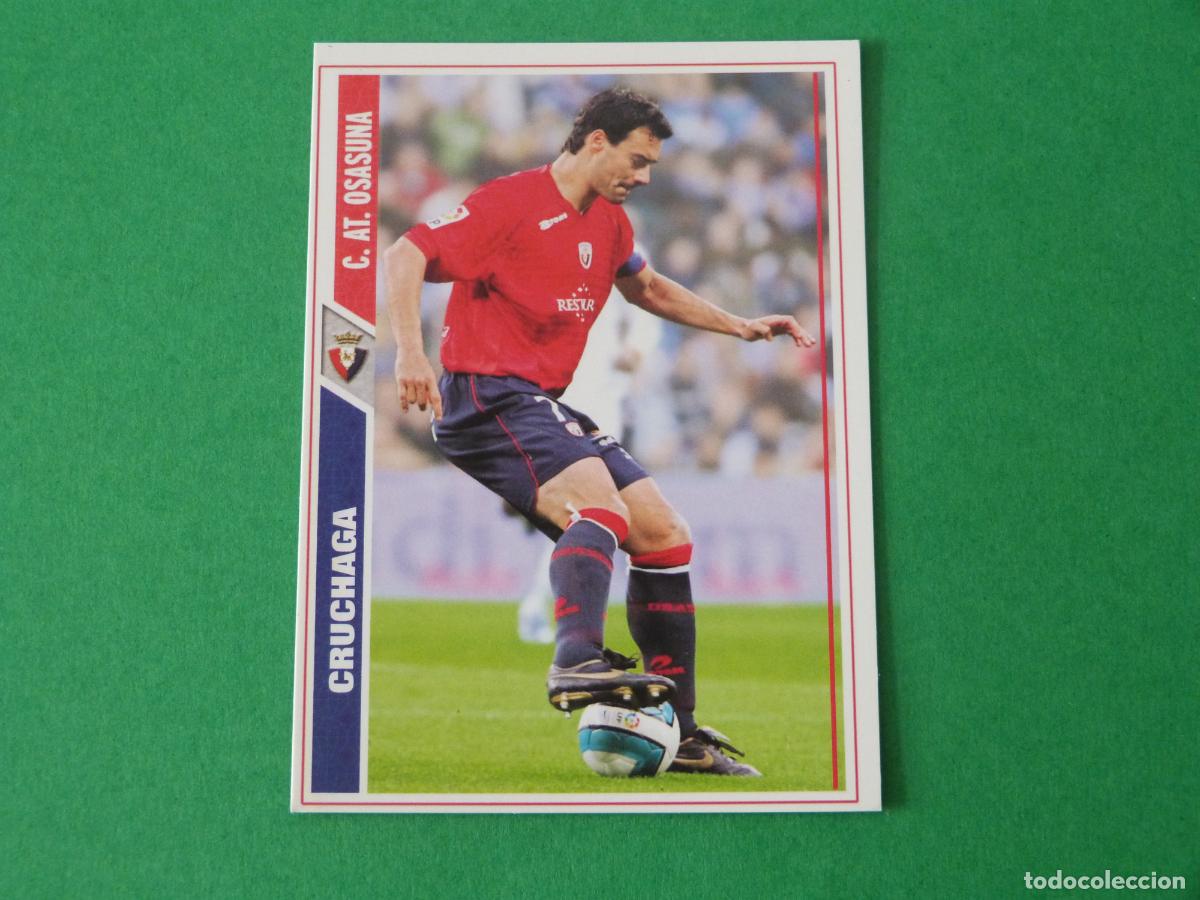 Cromos de F&uacute;tbol: TRADING CARD FUTBOL CRUCHAGA AT. OSASUNA N&ordm; 361 FICHAS LIGA MUNDICROMO 2007-2008/07-08