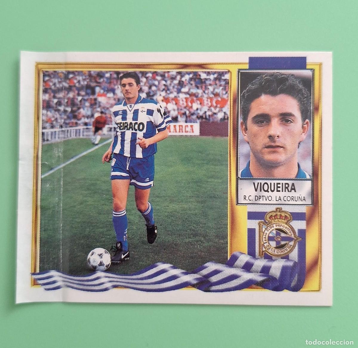 Cromos de F&uacute;tbol: CROMO DE FUTBOL COLOCA VIQUEIRA DEPORTIVO DESPEGADO VENTANILLA LATERAL 95 96 1995 1996 RJO