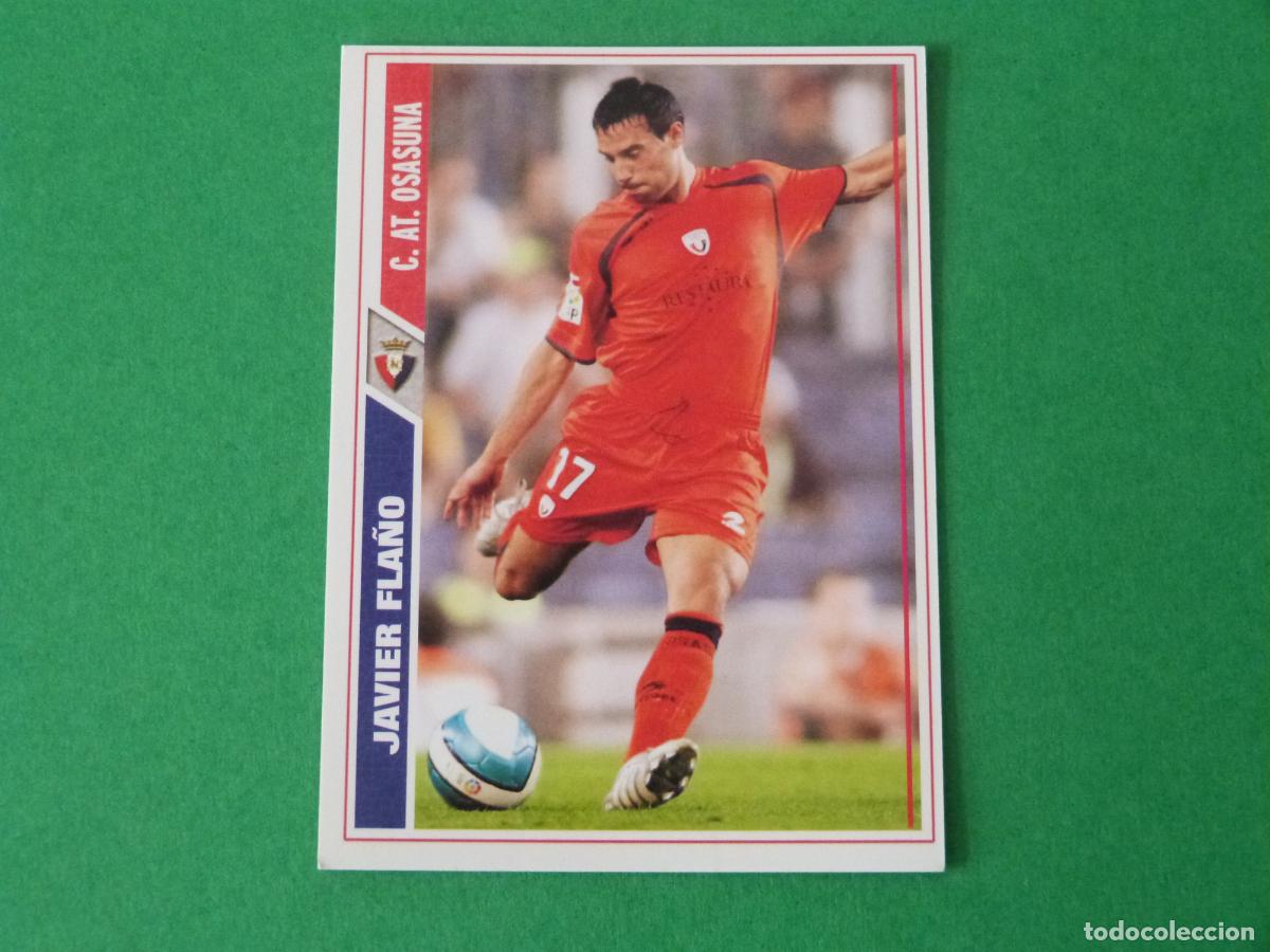 Cromos de F&uacute;tbol: TRADING CARD FUTBOL JAVIER FLA&Ntilde;O AT. OSASUNA N&ordm; 359 FICHAS LIGA MUNDICROMO 2007-2008/07-08