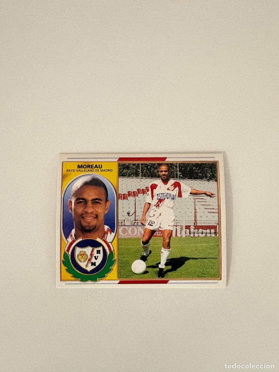 Football Stickers: MOREAU COLOCA CROMO CROMOS LIGA ESTE 96 97 1996 1997 DIFICIL SIN PEGAR NUNCA PEGADO RAYO VALLECANO