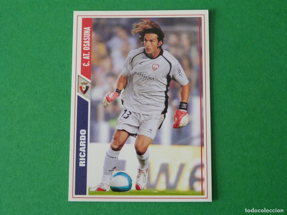 Cromos de F&uacute;tbol: TRADING CARD FUTBOL RICARDO AT. OSASUNA N&ordm; 356 FICHAS LIGA MUNDICROMO 2007-2008/07-08